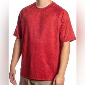 ZEROXPOSUR Sun Protection T-Shirt in Red NEW